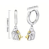 Marie Moda | Náušnice s objetím psa 