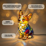 Piškot - Lampa z vitráží